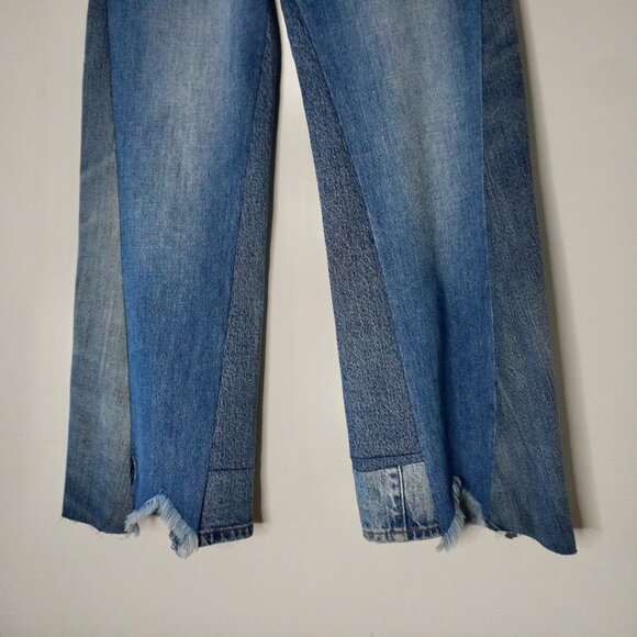 Paige Upcycled Patchwork Jeans - Picture 5 of 8